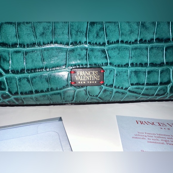 Frances Valentine Jackie Frame Bag in Green/Jade NWT - Picture 4 of 11